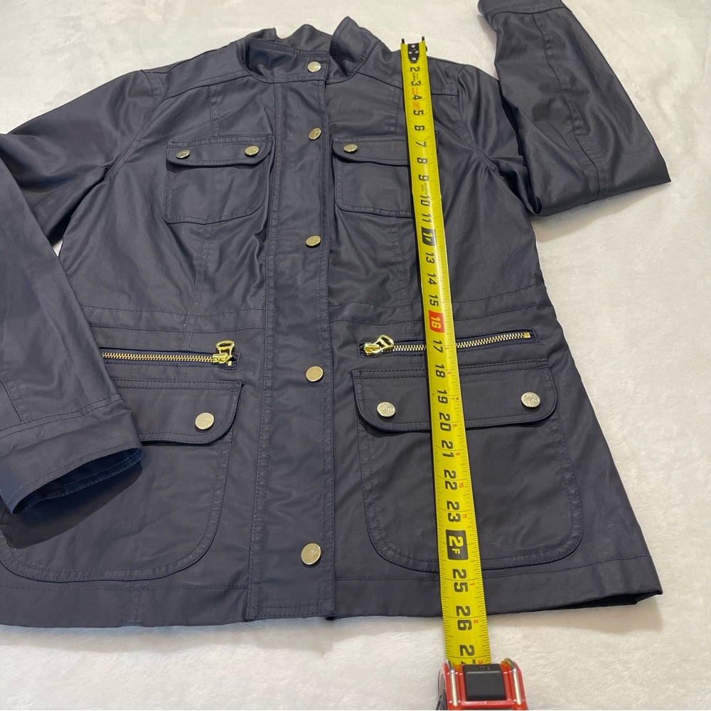 TOMMY HILFIGER SIZE SP Women's Black Utility Jacket - Picture 2 of 10